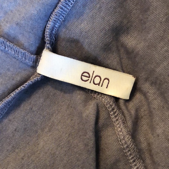 🦋Elan bohemian tie-dye scarf front long sleeved asymmetrical hem duster - Picture 7 of 9